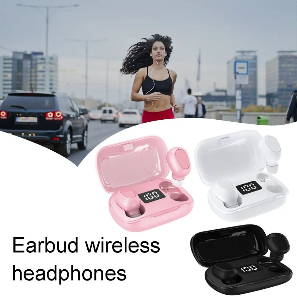 

L21 Bluetooth Earphones HIFI Sounds Wireless Earphone Handsfree headset Stereo Gaming Earpiece For iphone Samsung Smart Phones