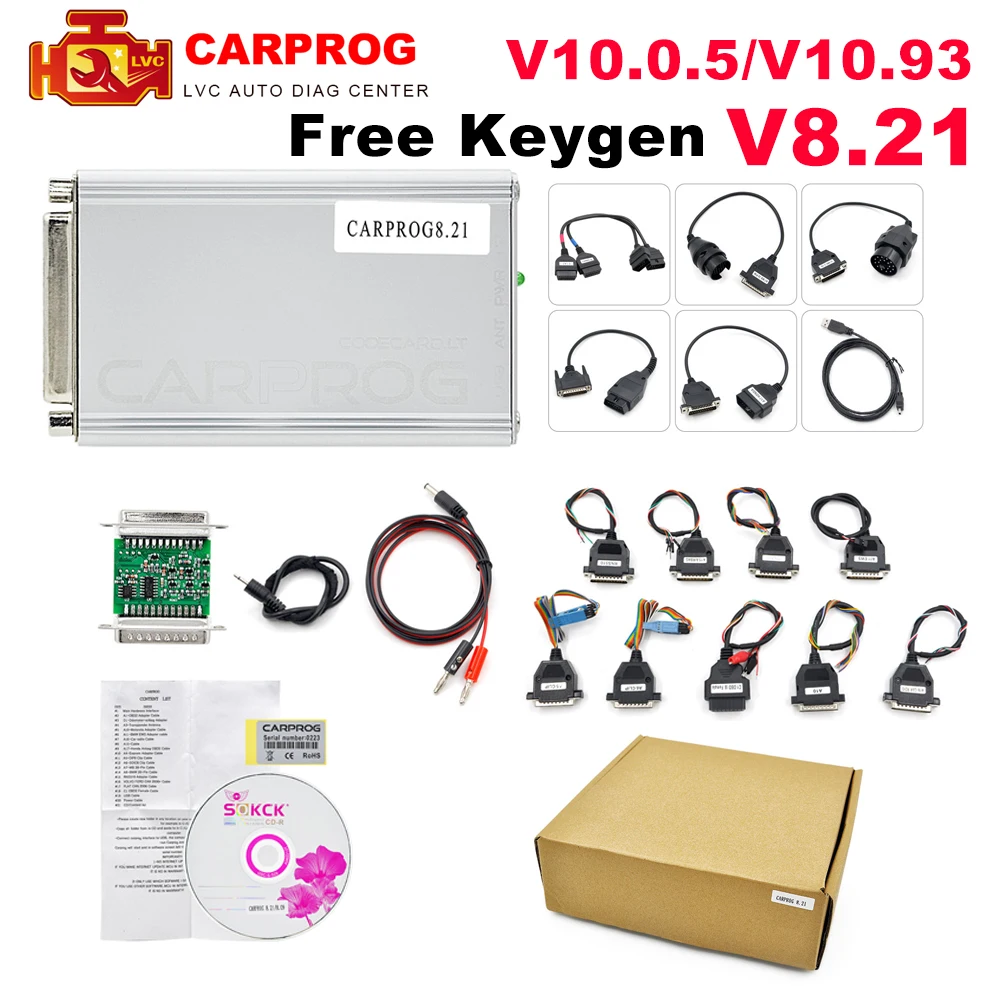 OBD OBD2 CARPROG v10.0 5/V8.21 автомобильный инструмент для ремонта автомобиля с чипом Prog ECU
