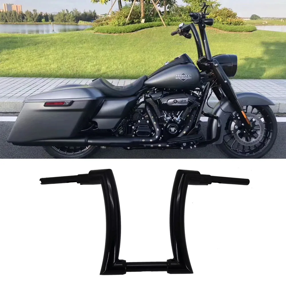 Manillares de barra para motocicleta, accesorio para Harley modelos Road King 2014-2020, con doble bomba hidráulica, 12 