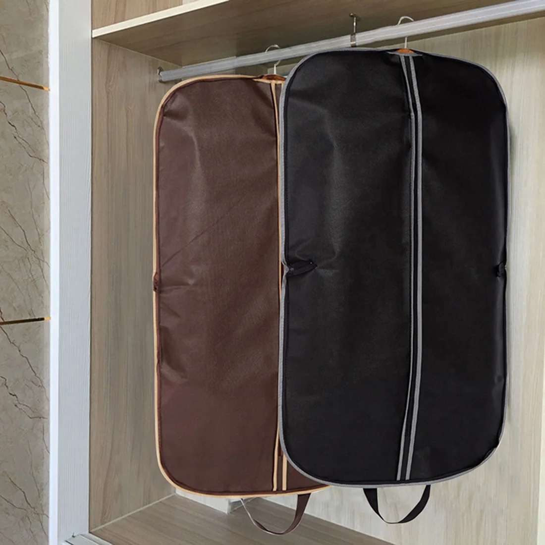 Горячий чехол для одежды защиты от пыли с застежкой молнией подвесной органайзер