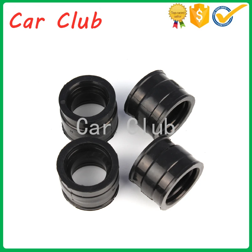 

4 PCS Carburetor Intake Adapter Boot Set Carburetor Intake Adapter Boot Set for CB650 RC03/05 1979 1980 1981 1982