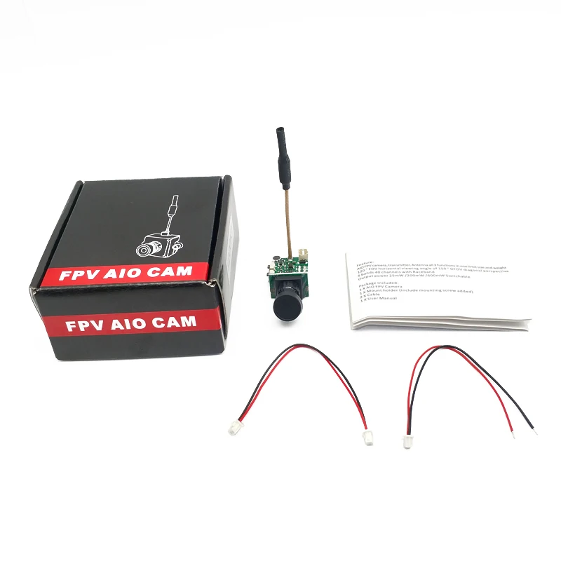 LS-F200KT 5 8G 40CH 800TVL AIO FPV камера с передатчиком 25 МВт/200 мВт/600 мВт регулируемая VTX 120