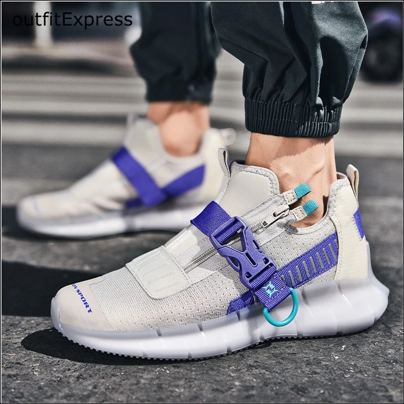 2020 Men Shoes Sneakers Flat Male Casual Comfortable Footwear Breathable Mesh Sport Tzapatos De Hombre Tenis | Спорт и развлечения