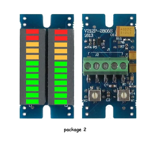 2*12 сегментный светодиодный музыкальный индикатор спектра аудио стерео