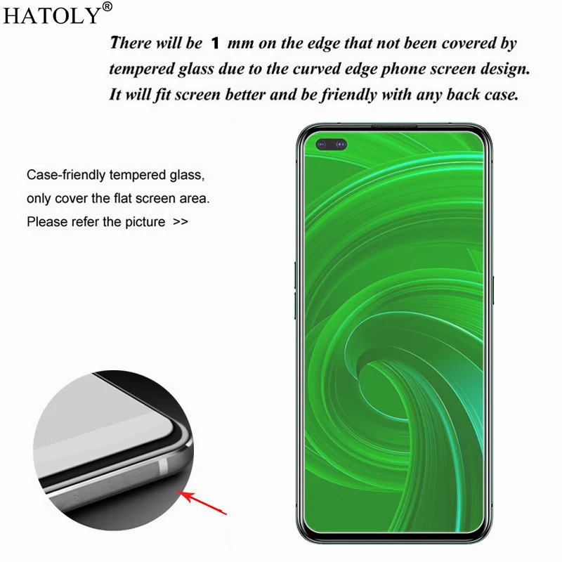 2pcs glass on realme x50 pro 5g tempered glass realme x50 pro phone screen protector hd protective glass for oppo realme x50 pro free global shipping