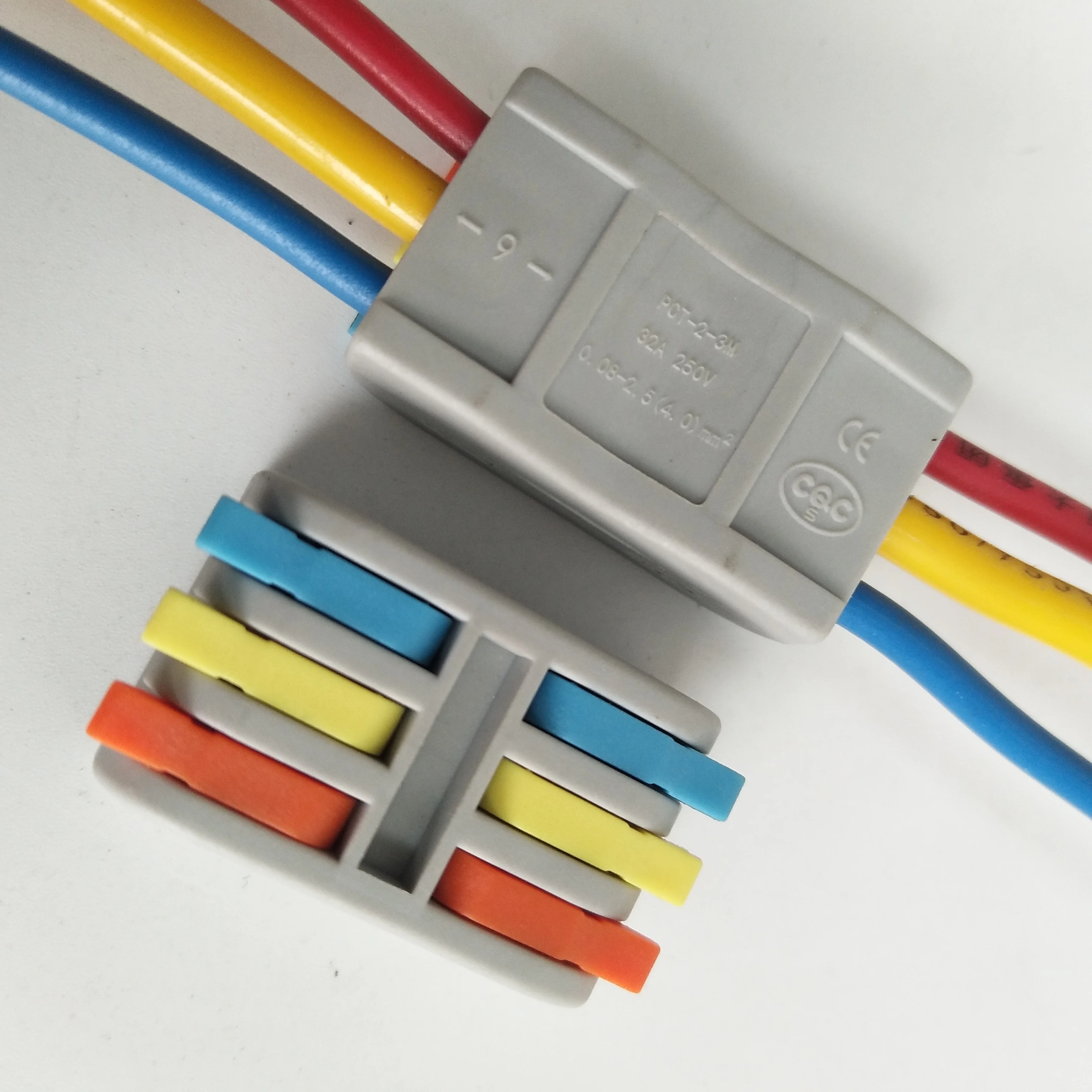 10 шт. мини провода соединители проводника Push-In Быстрый кабельный клеммный блок