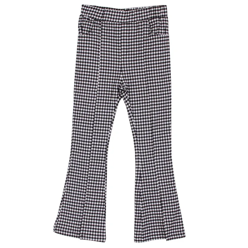 Kids Clohting Pants Autumn Winter 2019 Girls Trousers Plaid Tightness Warmth Preserving High-elastic Girl Clothes | Детская одежда и