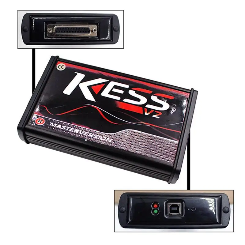 Программатор Kess V2 5 017 OBD2 ECU SW V2.47 V2.23 EU RED OBD 2 KTAG V7.020 комплект для программирования