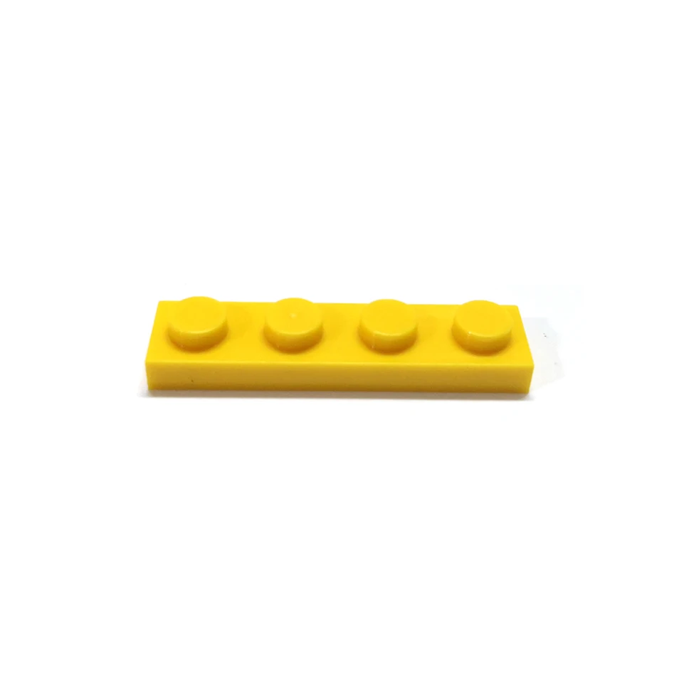 120 шт./лот DIY строительные блоки тонкий 1x4 точки 12 видов цветов развивающие