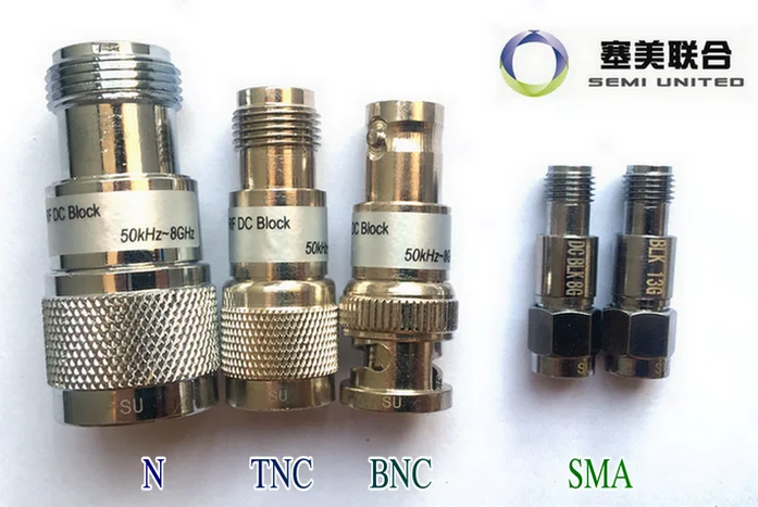 

Блокировщик постоянного тока RF, блок постоянного тока, частота Freq: 50k-8G, SMA / N / BNC/TNC, Блокировка напряжения постоянного тока: 50 в