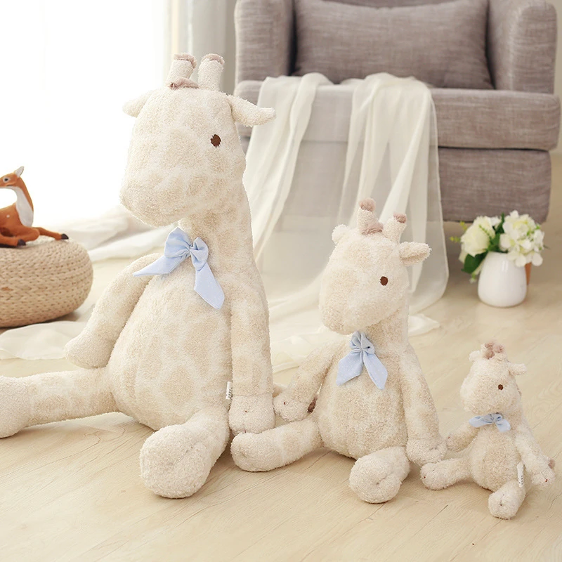 

Cartoon Giraffe Stuffed Doll Cute Animal Plush Toy Soft Soothing Doll Creative Home Ornaments Lovely Sofa Decoration for Kid Toy