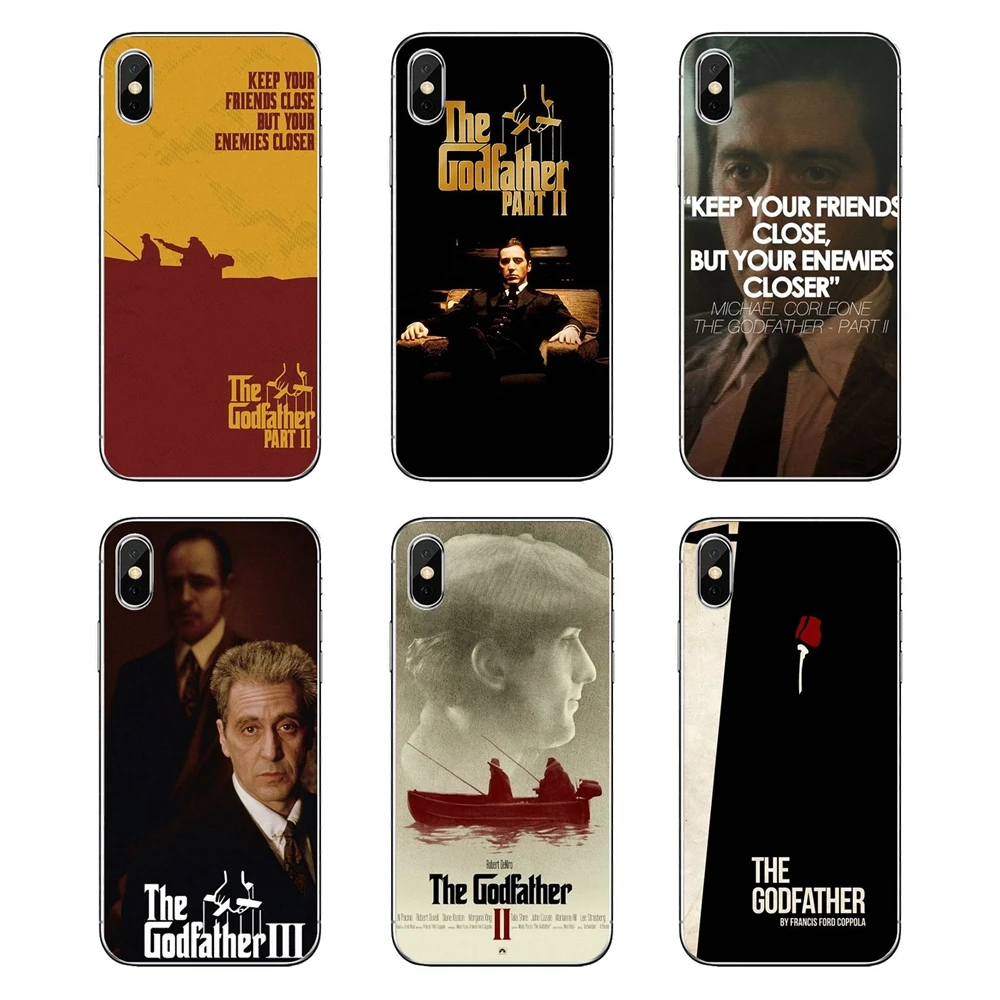 Мягкий прозрачный постер с изображением крестного отца для Motorola Moto x4 E4 E5 G5 G5S G6 Z Z3