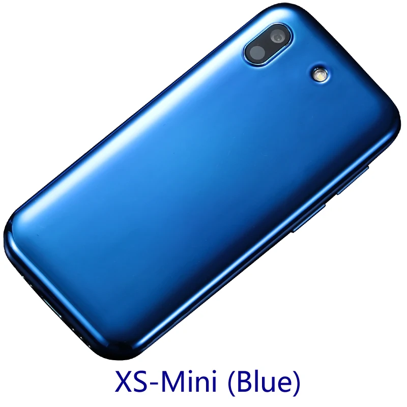 XS-Mini-blue SOYES XS/X/7 S/6 S 4G Android смартфон четырехъядерный Dual Sim Wifi разблокировка лица ID мини мобильный телефон Google play Store Бесплатный чехол - Цвет: XS-Mini-blue