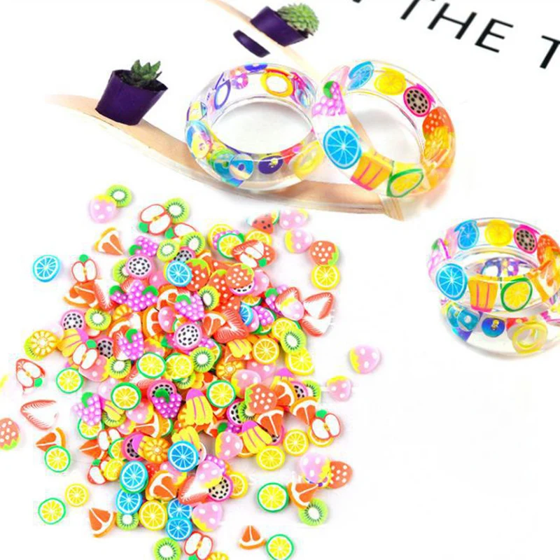 

Jewelry DIY Embellishments Kawaii Faux Fruit Food Animal UV Resin For Resin Shaker Charm Colorful For Fake Food DIY Pendant