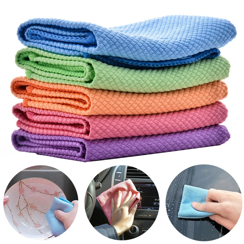 Модное мягкое полотенце из микрофибры рассасывающееся стекло тряпочка для