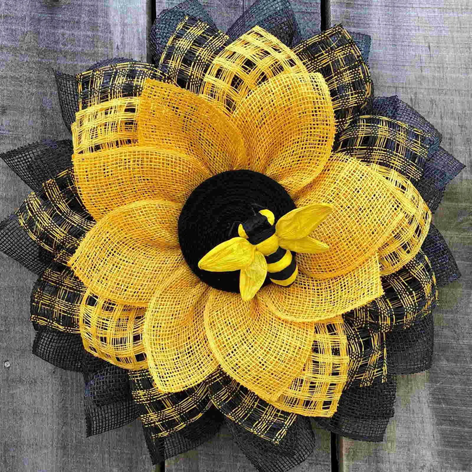 

Front Door Wreath, 18” Artificial Floral Wreath Wreath for Front Door Wall Farmhouse Thanksgiving Decor