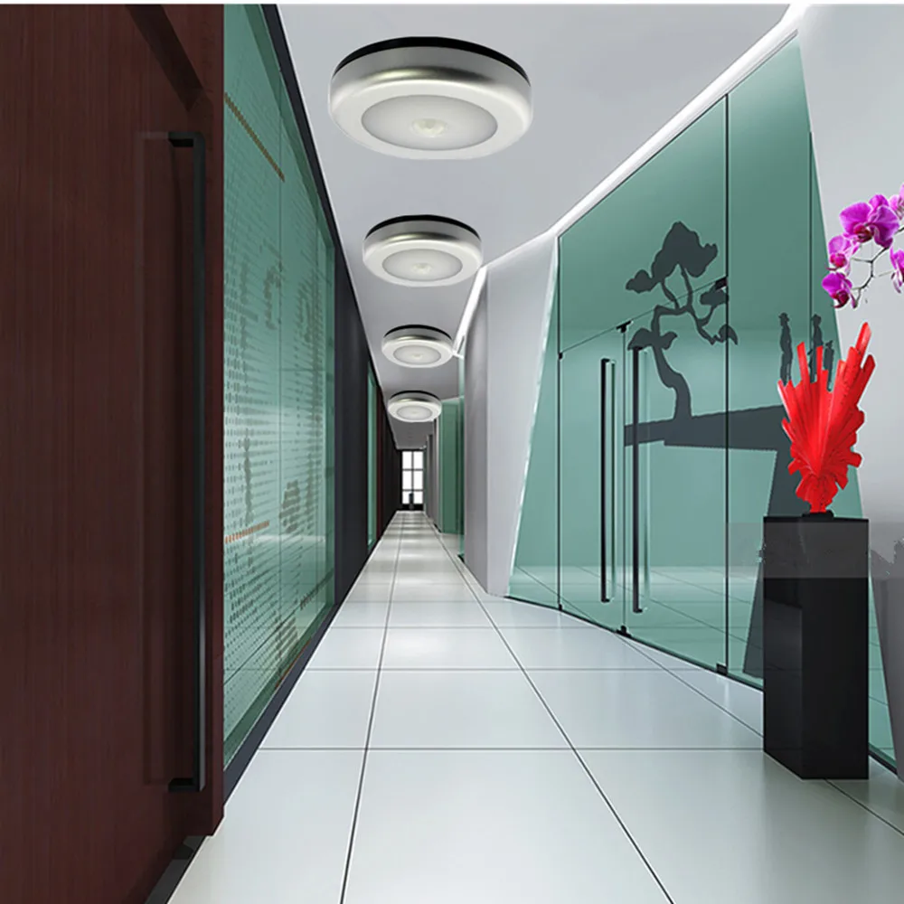 Потолочные светильники Sound Countrol с датчиком движения детекторная лампа для