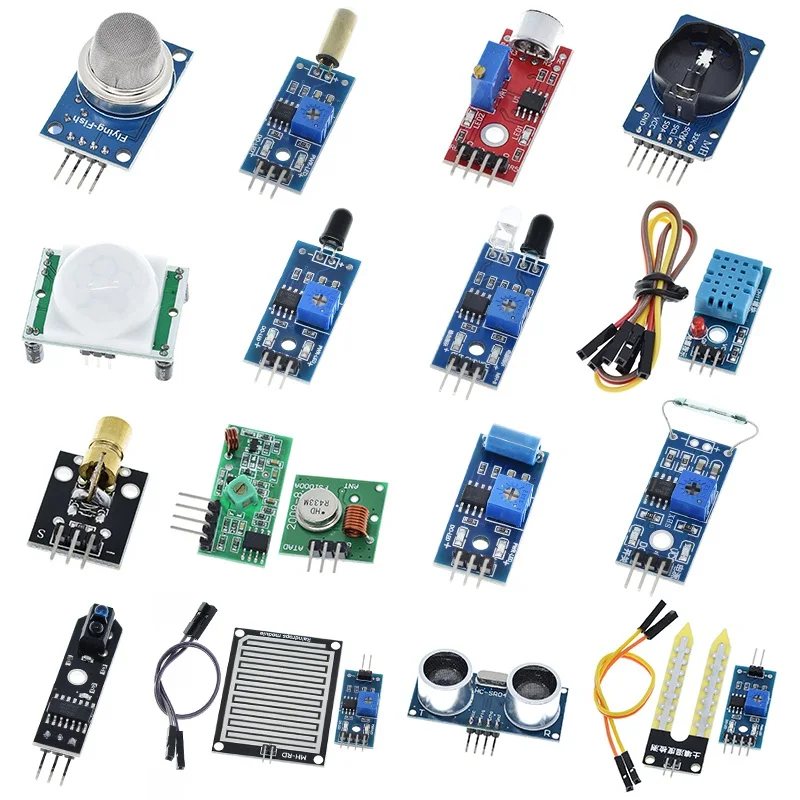 TZT Raspberry pi 2 3, модуль датчика, фотоэлемент 501 DHT11 DS3231, датчик освещенности, дождя, почвы для arduino kit
