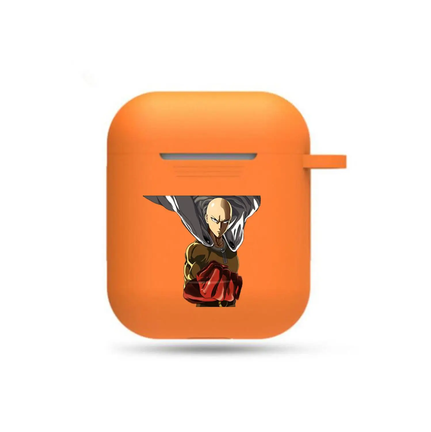 

Anime One-punch Man Earphone Case Protective Case Headphone Case Unisex Airpods Bluetooth Orange Earphone Headset Cover