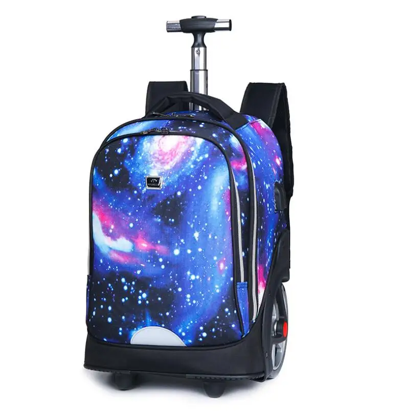 

Travel Trolley backpacks bags for teenagers School Wheeled backpack for girls backpack On wheels Children Rolling luggage Bags