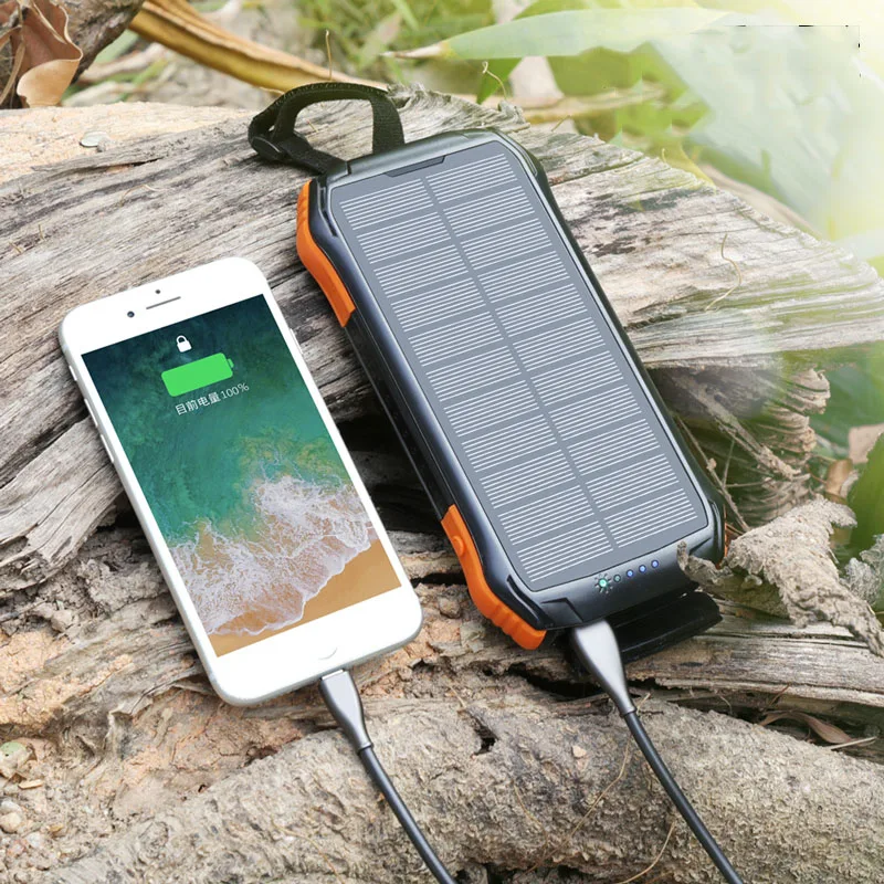 80000mAh солнечный банк силы Быстрая зарядка Powerbank 18W Type C повербанк для Samsung PD iPhone 11