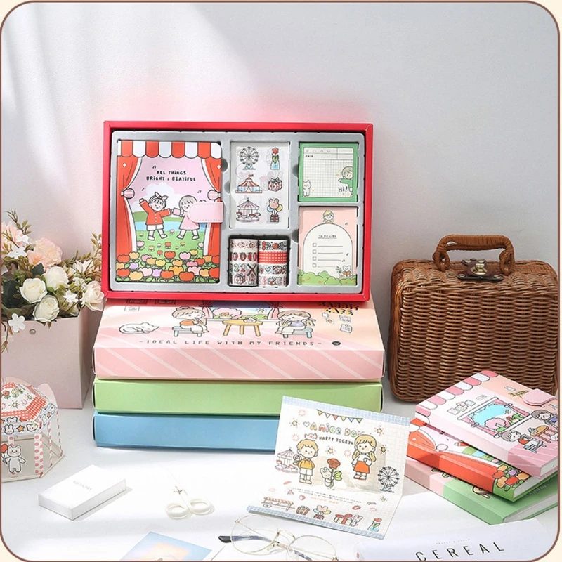 

109pcs/set Cute Fruity Fairy Washi Adhesive Tape Decorative Sticker Memo Pad