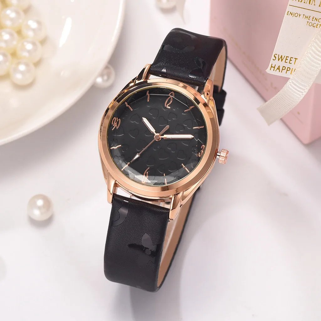 Новинка Простые женские часы тенденции моды кварцевые милые девушки