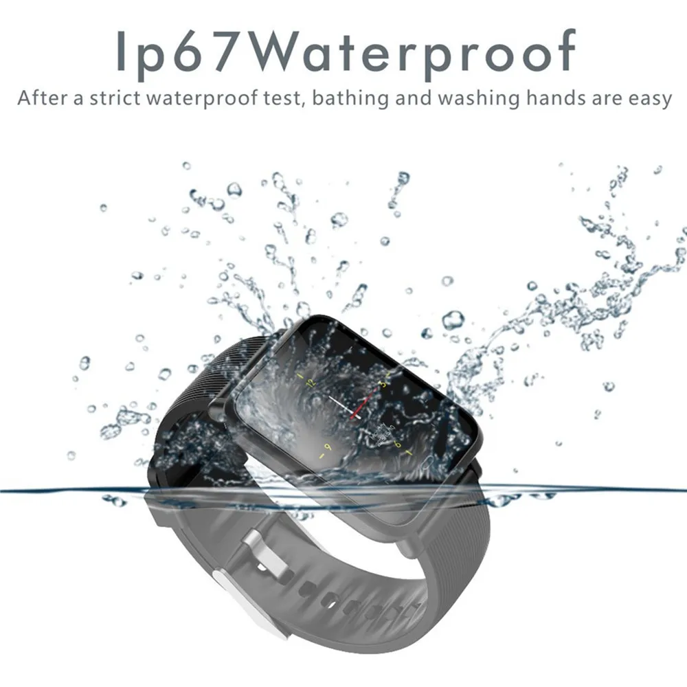 

Smart Watch Q9 Blood Pressure Heart Rate Sleep Monitor Bracelet IP67 Waterproof Sport Fitness Trakcer Men Women Smartwatch