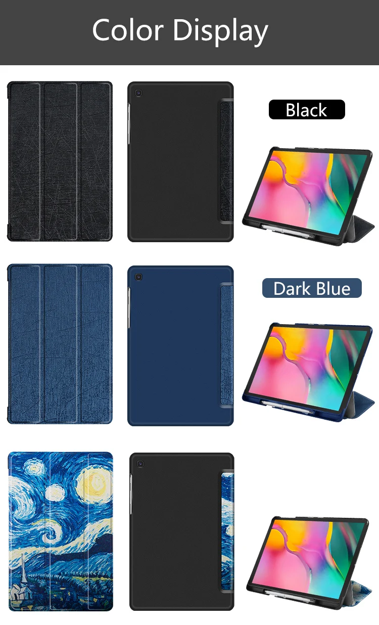 Чехол для планшета samsung galaxy Tab A 10,1 SM-T510 SM-T515 T510 T515 чехол-подставка для galaxy Tab A SM T510 держатель для ручки