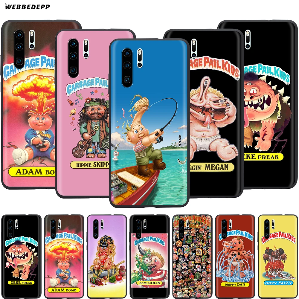 Webbedepp детский чехол с ведром для мусора Huawei Honor 6A 7A 7C 7X 8 8X 8C 9 9X 10 20 Lite Pro Note