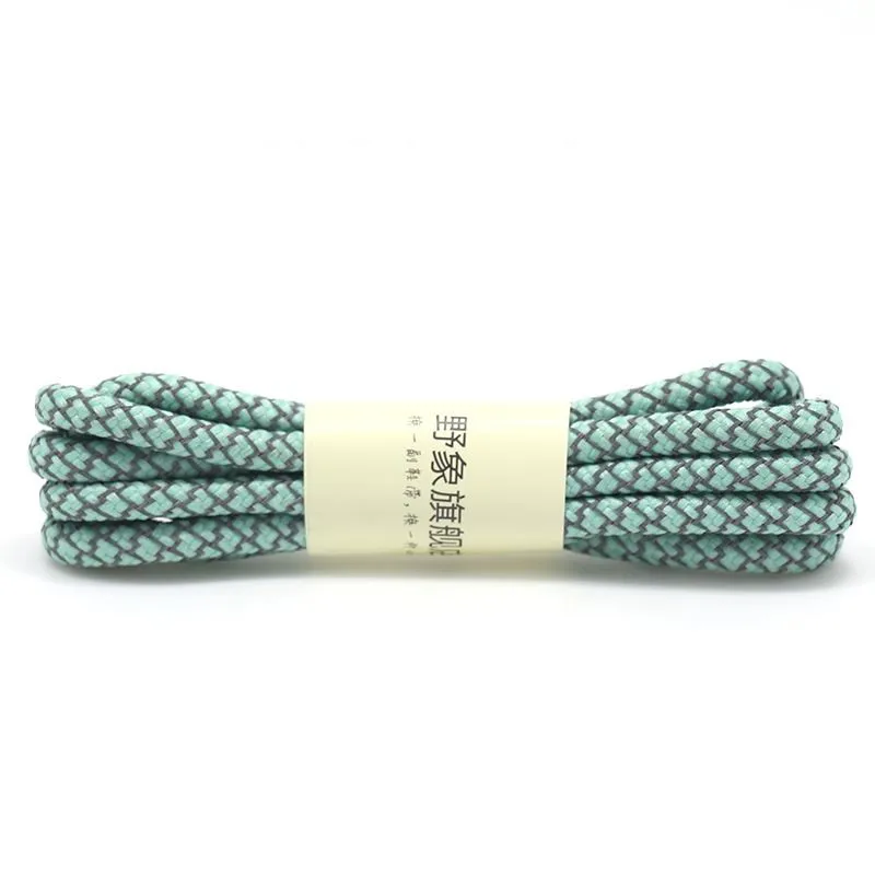 1 пара Круглый флеш светильник шнурки для обуви полиэфирные ботинки мартинсы