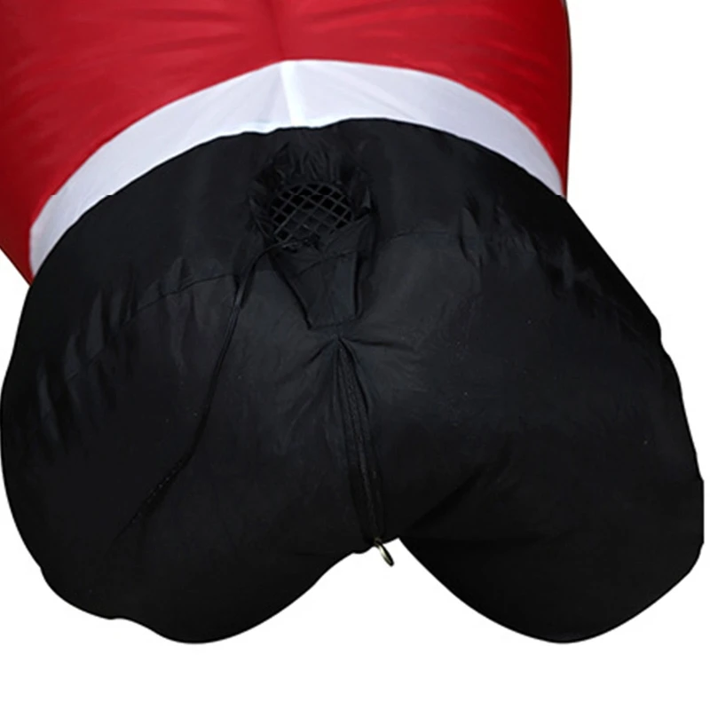 

Christmas Santa with Candy Canes Inflatable Airblown Ornaments Prop Yard Giant DXAD