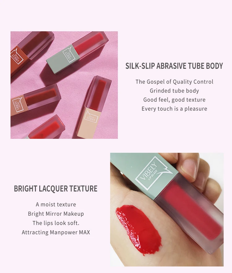 5 цветов бархатная тумана губная глазурь стойкий увлажняющий макияж матовый