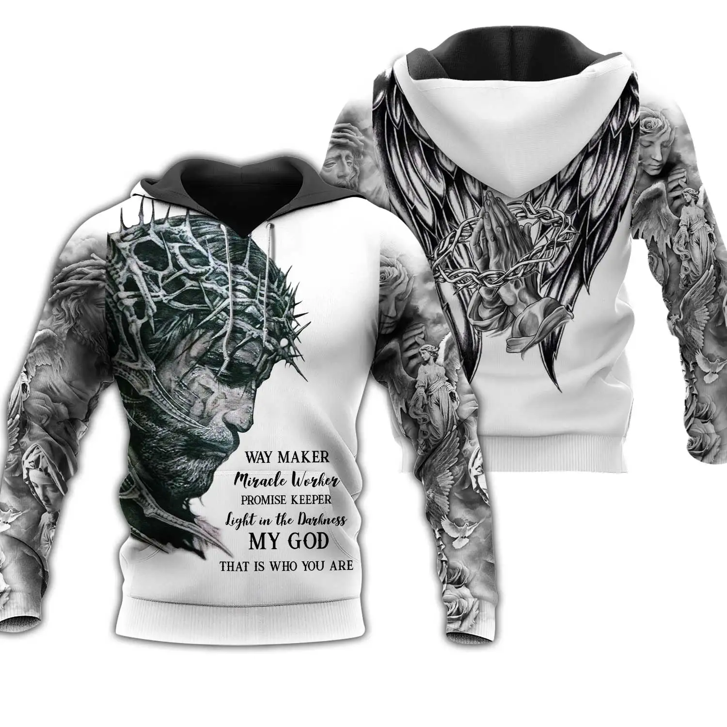 

3D Print Premium Jesus Fashion Hoodie Harajuku Style Sweatshirt Men Women Hoodie/Sweatshirt/Zipper/Jacket