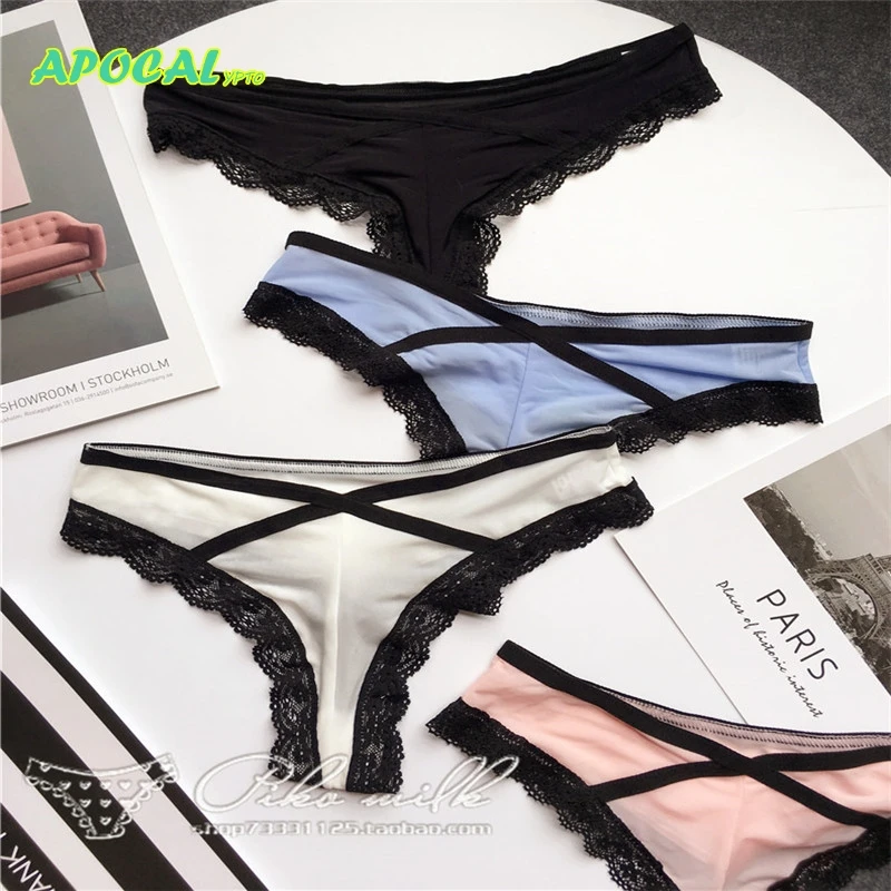 Женские стринги G String Ice Silk кружевные трусики женские сексуальные танга