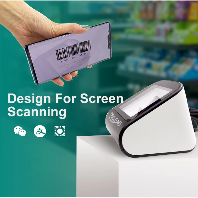 Мобильный считыватель QR кода сканер штрих телефона с USB кабелем Бесконтактный