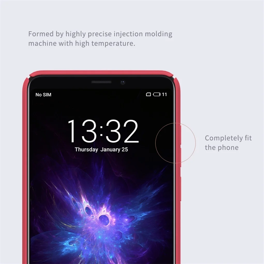 Для Meizu Note 8 чехол Nillkin матовый защитный жесткий чехол на заднюю панель матовый чехол для Meizu Note 8 бампер Подарочный держатель