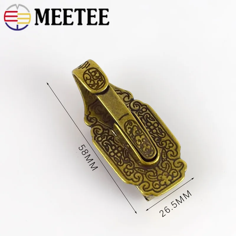 1 шт. ретро Твердый латунный автомобильный брелок с пряжками поясной кошелек