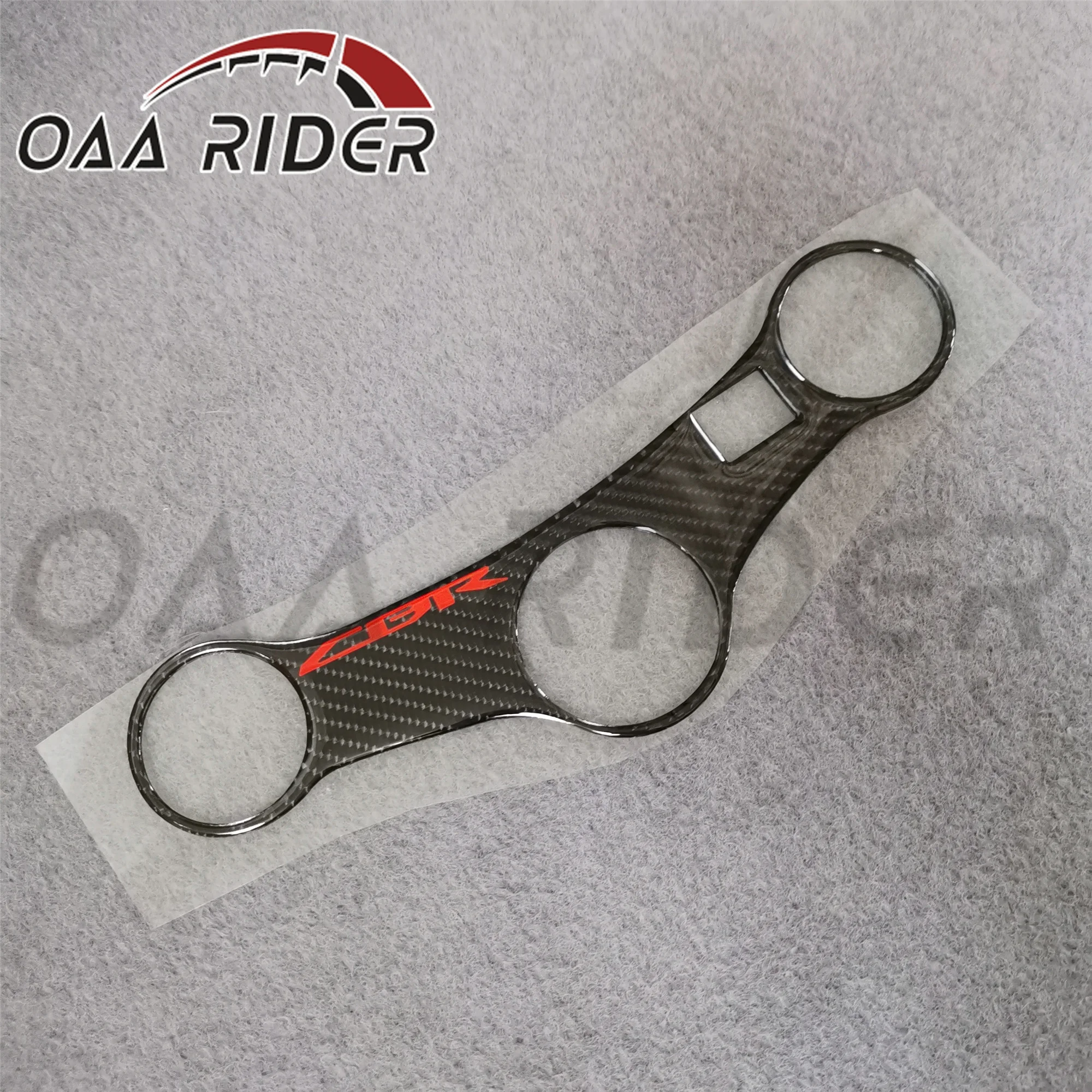 Для Honda CBR600F4i 2001 2002 2003 2004 2005 2006 2007 3D углеродное волокно тройное дерево верхний