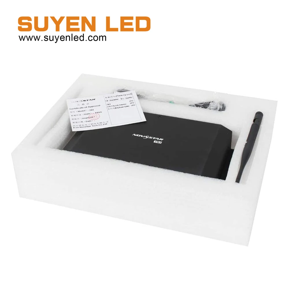 Лучшая цена NovaStar светодиодный экран контроллер Телец мультимедийный плеер TB3 |