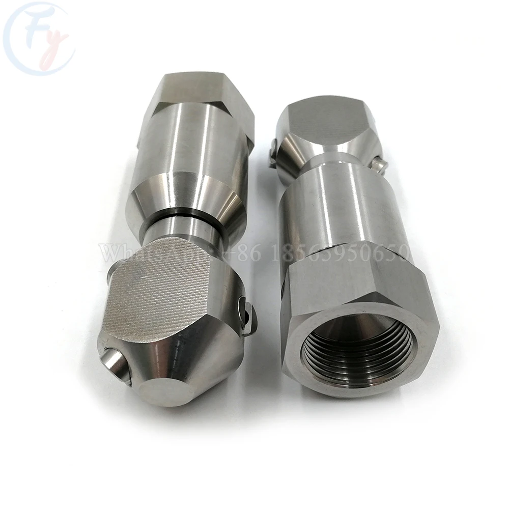 Закаленная СС роторная Форсунка для промывки SS316 насадка очистки шарового бака