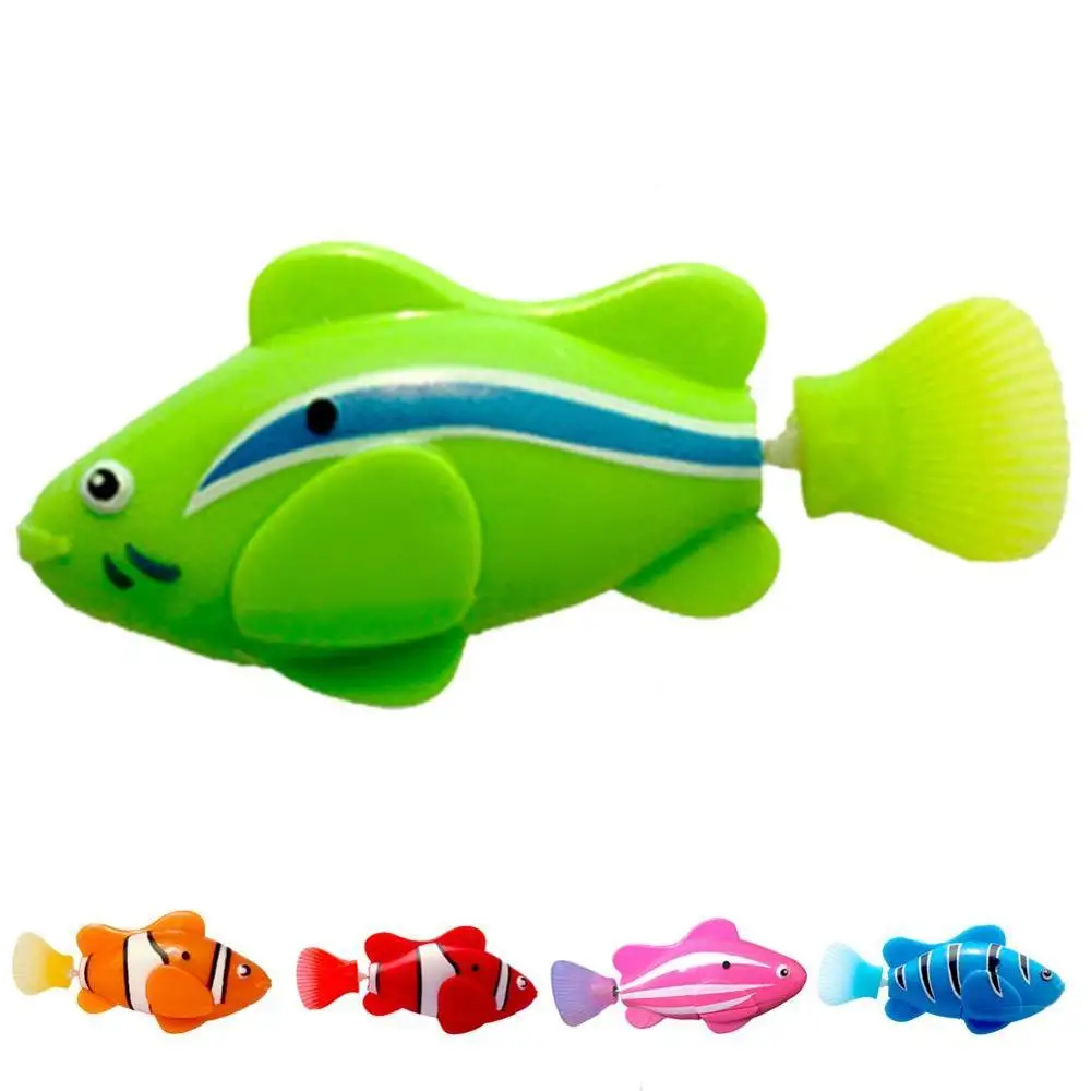 

Electronic Fish Swim Toy Battery Included Robotic Pet for Kids Bath Toy Fishing Tank Decorating Act Like Real Fish Dropshipping