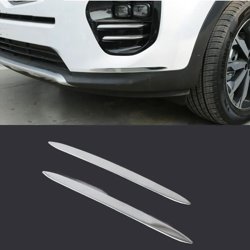 Jameo Авто 2 шт./компл. из нержавеющей стали автомобильный Стайлинг Передний Задний