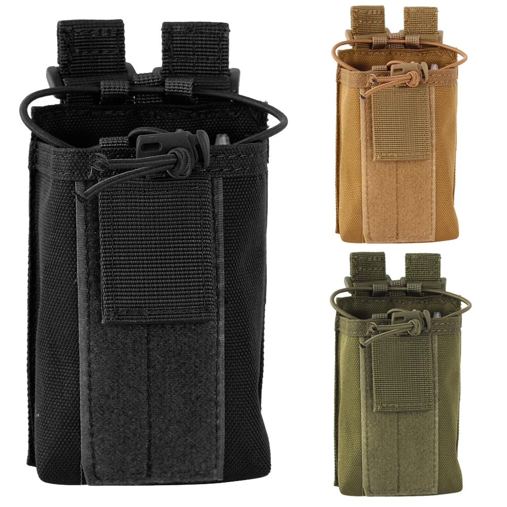 Тактический Molle Радио Чехол Interphone сумка для хранения страйкбол Пейнтбол Открытый Радио Держатель маг Чехол для военной боевой охоты
