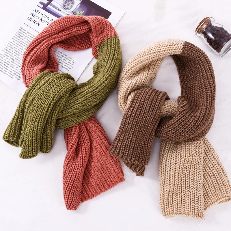 Модный кашемировый шарф в стиле пэчворк для мужчин и женщин японский корейский