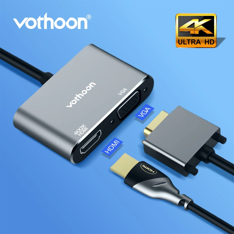 Вотон usb type C концентратор к USB 3,0 HDMI USB концентратор для MacBook Pro Air huawei P30 Samsungs S10 S9 3 порта VGA type C концентратор