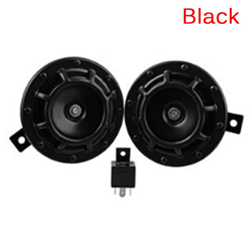 2pcs redblackblue compact electric loud blast 12v grille mount for super tone hella horn kit free global shipping
