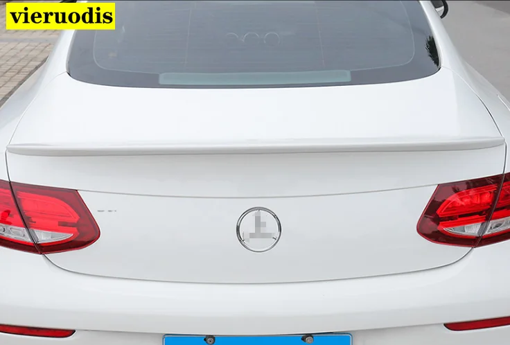 Спойлер для Benz W205 C-class coupe спойлер из АБС-пластика заднего крыла автомобиля