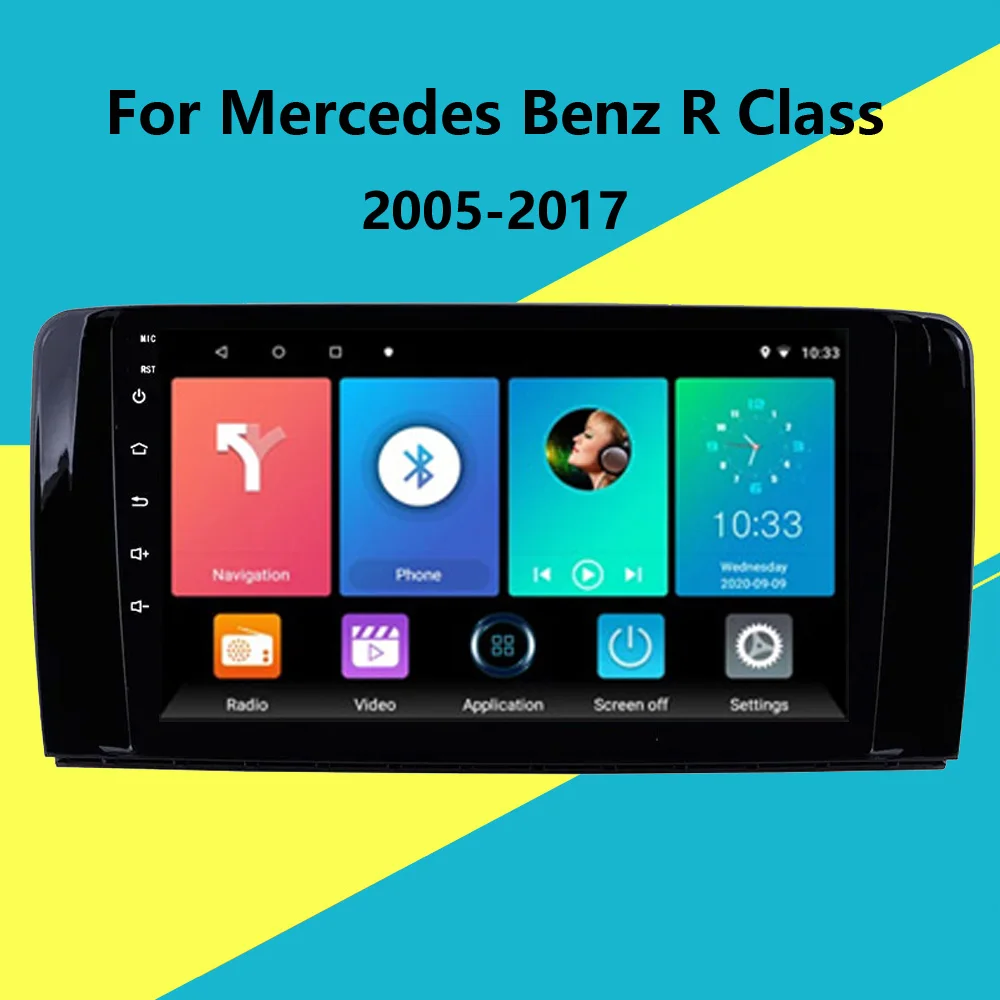 2 Din 9 &quotАвтомобильный мультимедийный плеер Android GPS Авторадио для Mercedes Benz R Class W251 R280