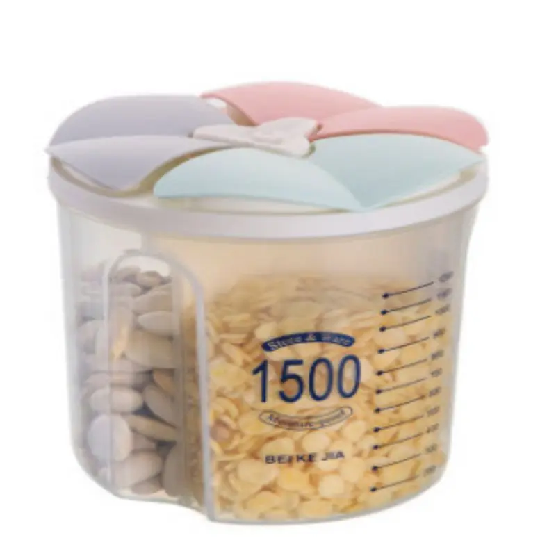 Кухонные бытовые контейнеры для хранения пищевых продуктов разделенные зерна